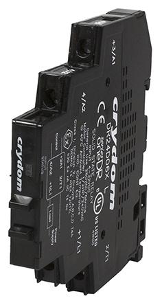 DR10D06X Sensata Crydom DR Series Solid State Interface Relay, 32 V dc Control, 6 A dc Load, DIN Rail Mount