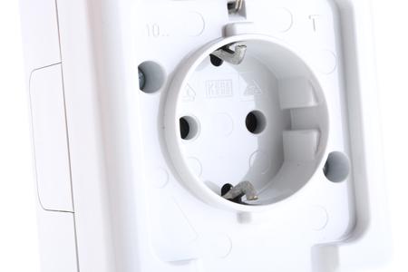 1033-5600-6 Kopp 16A Grey 2+E Pole Industrial Power Socket, 250V