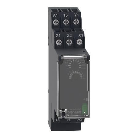 RE22R1ACMR Schneider Electric Off Delay, On Delay Multi Function Timer Relay, Screw