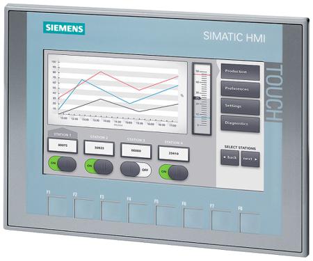 6AG11232GB032AX0 Siemens SIPLUS Series KTP700 Basic HMI Panel - 7 in, LCD-TFT Display, 800 x 480