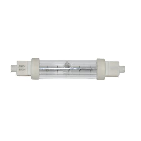A-64243011 United Automation  300 W R7s Infrared (IR) Heat Lamp 117.6 mm, 240 V