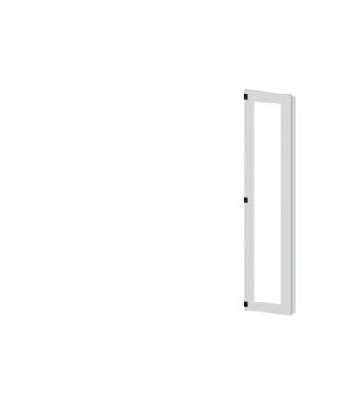8MF1270-2UT25-0BE2 Siemens 8MF12 Series Glass, Steel RAL 7035 Partial Door, 2200mm H, 450mm W for Use with SIVACON 8MF1