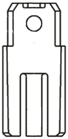 09020009928 HARTING, 09 02 Code Pin for use with DIN 41612 Connector