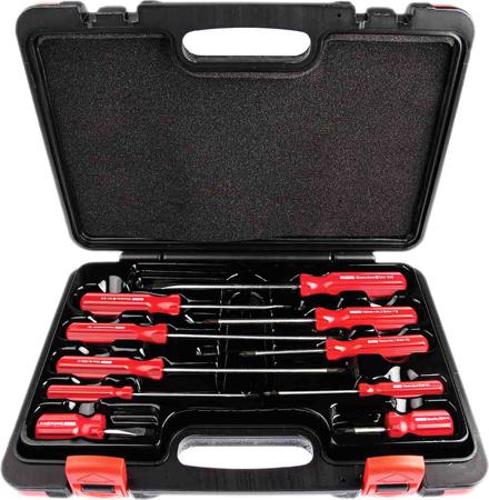 228-4137 RS PRO Pozidriv; Slotted Screwdriver Set, 10-Piece
