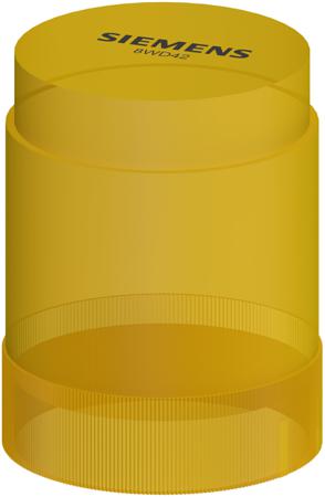 8WD4240-5BD Siemens 8WD4 Series Yellow Blinking Effect Flashing Light Element for Use with Signalling Column, 115 V, LED Bulb, AC,
