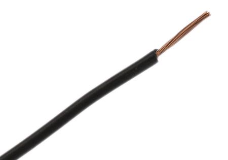 5856 BK005 Alpha Wire Hook-up Wire TEFLON Series Black 0.62 mm² Hook Up Wire, 20 AWG, 19/0.20 mm, 30m, PTFE Insulation,