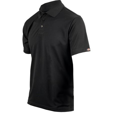 DK0A4YLABLK1 Dickies DK0A4YLA Black Polo Shirt, UK- L, EUR- L