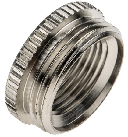 52104220 Lapp Cable Gland Adaptor, M25 Exterior Thread, PG11 Interior Thread, Nickel Plated Brass, SKINDICHT Series
