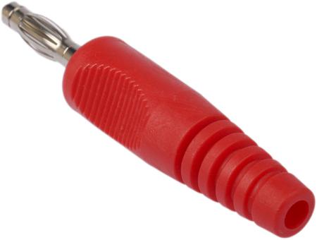 1701122-04-RS Schutzinger, Red 4mm Banana Plug, Nickel Plated, 50V, 16A