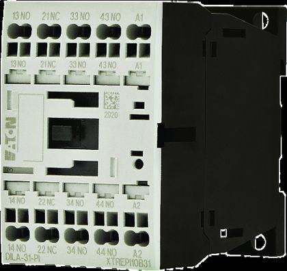 199211-DILA-31-24V50-60HZ--PI Eaton DILA Relays Contactor Relay, 4 A, 24 V dc Control, 1NC + 3NO