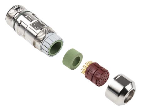 44420040---73018000 Lapp EPIC Circular Series, 17 Pole Cable Mount M23 Circular Connector, with Female Contacts