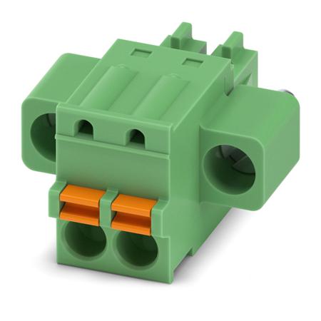 1851232 Phoenix Contact, 3.81mm Pitch, FK-MCP 1.5/ 2-STF-3.81, 2 Way, , Pluggable Terminal Block, Plug, Cable Mount, Spring
