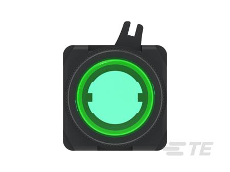IPE22EXILGR TE Connectivity ALCOSWITCH Series Illuminated Push Button Switch, Momentary, Panel Mount, 22.5mm Cutout, Green LED, IP65