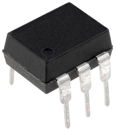 MOC3020 Isocom  AC Input Triac Output Optocoupler, Through Hole, 6-Pin DIP