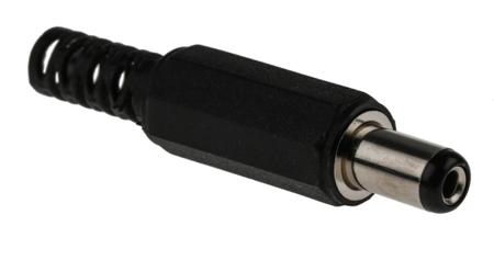771-9186 RS PRO DC Plug Rated At 1.0A, 12.0 V, Cable Mount, length 44.0mm, Nickel