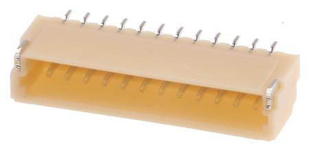 SM12B-SRSS-TB--LF--SN- JST SH, 1mm Pitch, 12 Way, 1 Row, Right Angle PCB Header, Surface Mount