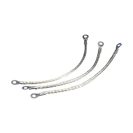 556910 nVent ERIFLEX Braided Wire, 6.5 mm Stud Size, 200mm, 45 A, RoHS