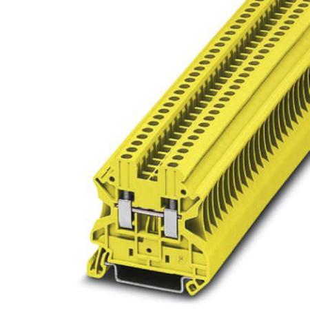 3045059 Phoenix Contact  UT 2.5 YE Series Yellow, 5.2mm², Single-Level, Screw Termination