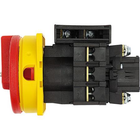 072567-P1-32-EA-SVB-HI11 Eaton 3 Pole Flush Mount Isolator Switch - 32A Maximum Current, 15kW Power Rating, IP65 (Front)