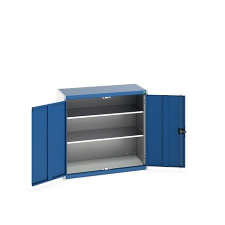 40031027-11V Bott 2 Door Sheet Steel Floor Standing Cupboard, 1050 X 525 X 1000mm