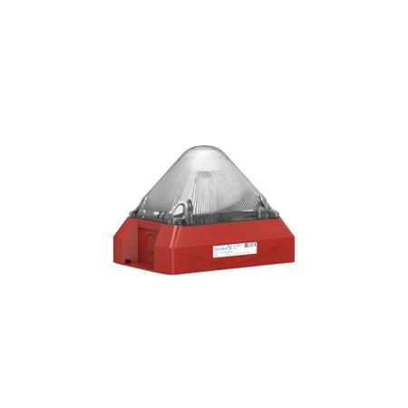 21551801005 Pfannenberg PY X-M-10 Series Clear Flashing Beacon, 230 V ac, Panel Mount, Xenon Bulb, IP66