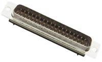 MH10553 MH Connectors MH105 25 Way Cable Mount D-sub Connector Plug, 2.77mm Pitch