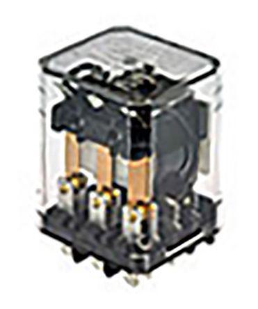 8-1393118-3 TE Connectivity 3PDT Non-Latching Relay Plug In, 120V ac Coil, 5 A
