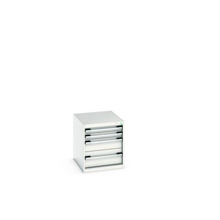 40018017-16V Bott 4 Cabinet, Steel, 600mm x 650mm x 525mm, Light Grey