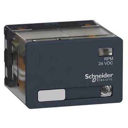 RPM43JD Schneider Electric 4PDT DIN Rail Non-Latching Relay, 12V dc Coil