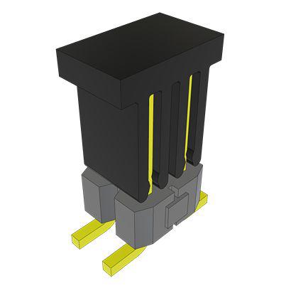 TSM-102-01-L-DV-P-FR Samtec TSM Series Vertical Surface Mount PCB Header, 4 Contact(s), 2.54mm Pitch, 2 Row(s), Unshrouded