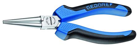 8122-160-JC Gedore 160 mm Steel Round Nose Pliers, Jaw Length: 48mm
