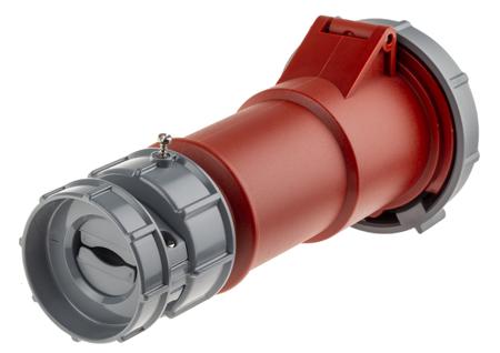 3907RS MENNEKES, PowerTOP IP67 Red Cable Mount 3P + N + E Industrial Power Socket, Rated At 32A, 400 V