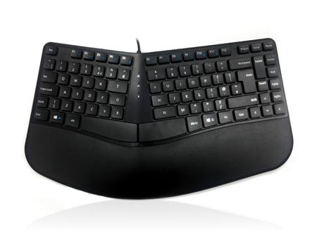 KYB-CONTOUR-UBK Ceratech  Wired USB Compact Keyboard, QWERTY (UK), Black