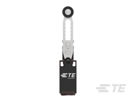 1-2483582-2 TE Connectivity TLS Series Adjustable Roller Lever Limit Switch, 1NO/1NC, IP67, SPST, Thermoplastic Housing, 230V ac ac