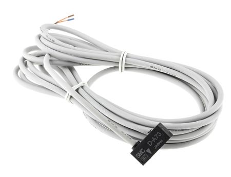 D-A73L SMC D-A7 Series Reed Switch, 3m Fly Lead, Rail Mounted