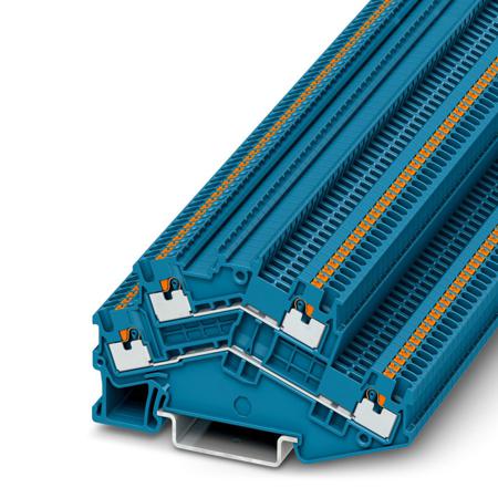 3214660 Phoenix Contact  PTTBS 1.5/S BU Series Blue, 0.14 → 1.5mm², Push In Termination, ATEX, IECEx