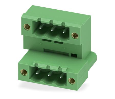 1842377 Phoenix Contact, 5.08mm Pitch, MDSTB 2.5/ 3-GF-5.08, 3 Way, Pluggable Terminal Block, Header, Solder Termination,