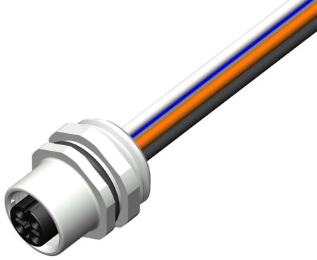 205-5974 RS PRO M12 to Partially Stripped Panel Mount Connector