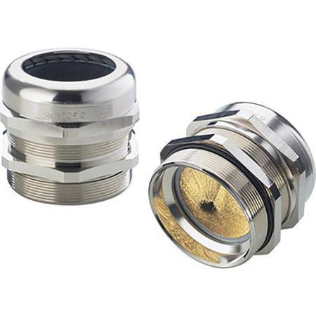 53112676 Lapp SKINTOP Series Metallic Nickel Plated Brass Cable Gland, M25 Thread, 9mm min., 17mm max., IP69K