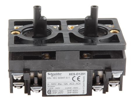 XESD1291 Schneider Electric XAC Series Contact Block for Use with XACB, 600V, 1 CO