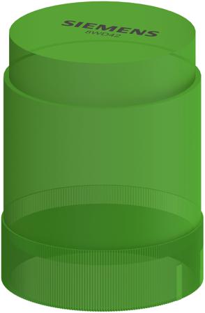 8WD4240-5BC Siemens 8WD4 Series Green Blinking Effect Flashing Light Element for Use with Signalling Column, 115 V, LED Bulb, AC,