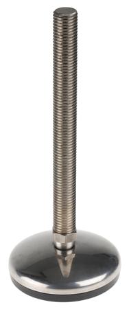 A105/034 Nu-Tech Engineering M20 Stainless Steel Adjustable Foot, 1000kg Static Load Capacity 3.5° Tilt Angle