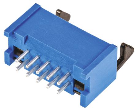 2-1761608-3 TE Connectivity AMP-LATCH, 2.54mm Pitch, 10 Way, 2 Row, Straight PCB Header, Through Hole