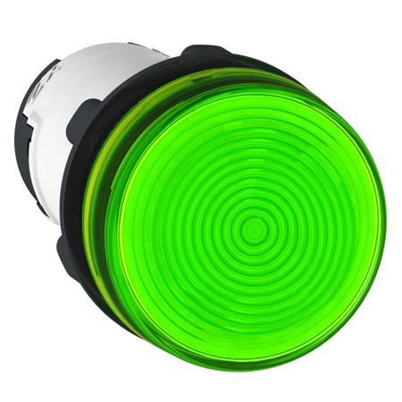 XB7EV73P Schneider Electric, Harmony, Panel Mount Green Incandescent Pilot Light, 22mm Cutout, IP54, Round, 230V ac