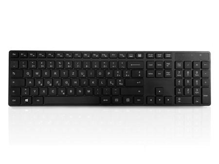 KYBAC301-BTBK-PL Ceratech  Wireless USB Keyboard, QWERTZ, Black