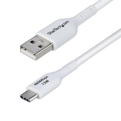 USB2AC3MNCWHE StarTech.com USB 2.0, Male USB 2.0 to USB 2.0, 480Mbps, 3m, 15W