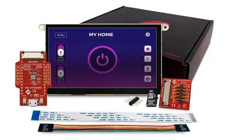 SK-GEN4-70DCT-WVA 4D Systems ,  7in TFT Starter Kit With 4D-UPA, gen4-uLCD-70DCT-WVA for