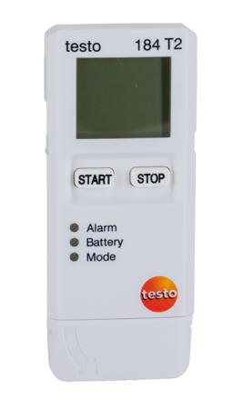 0572 1842 Testo 184-T2 Temperature Data Logger, NFC, USB, 1 Input Channel(s)