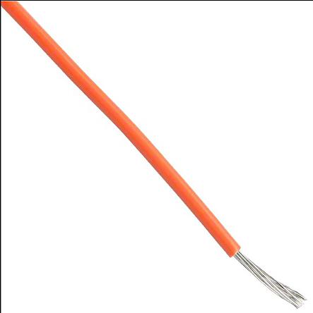 3057 OR001 Alpha Wire Hook-up Wire PVC Series Orange 1.32 mm² Hook Up Wire, 16 AWG, 26/0.25 mm, 305m, PVC Insulation,