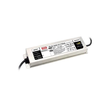 ELG-240-24-3Y MEAN WELL LED Driver, 24V Output, 240W Output, 10A Output, Constant Current / Constant Voltage